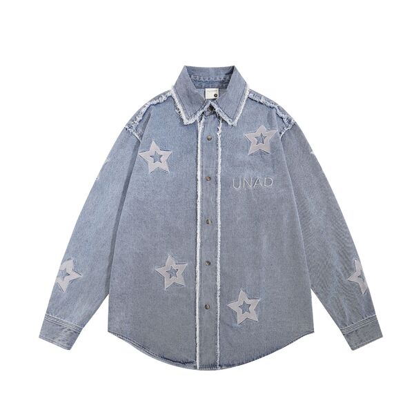 Gababa Byolpoint Casual Oversfit Denim Long Sleeve Shirt G74903