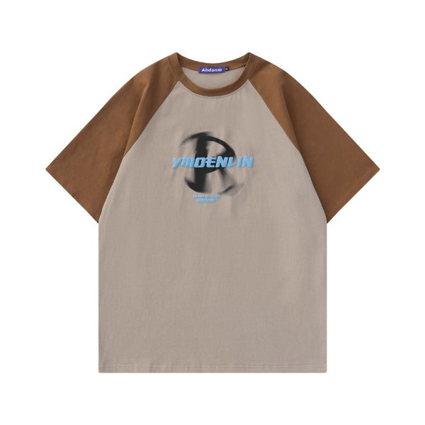 Gababa Blue Motion R Logo Short Sleeve T-Shirt G76967