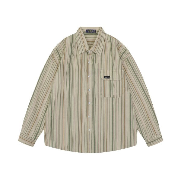 Gababa Luxury Oversized Collar Long-Sleeve Shirt G74875 (Big Size M~2XL)