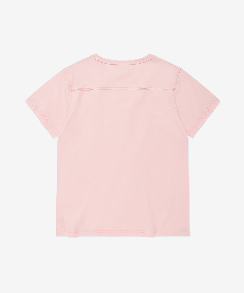 Covernat Women's Number Logo T-shirt Pink