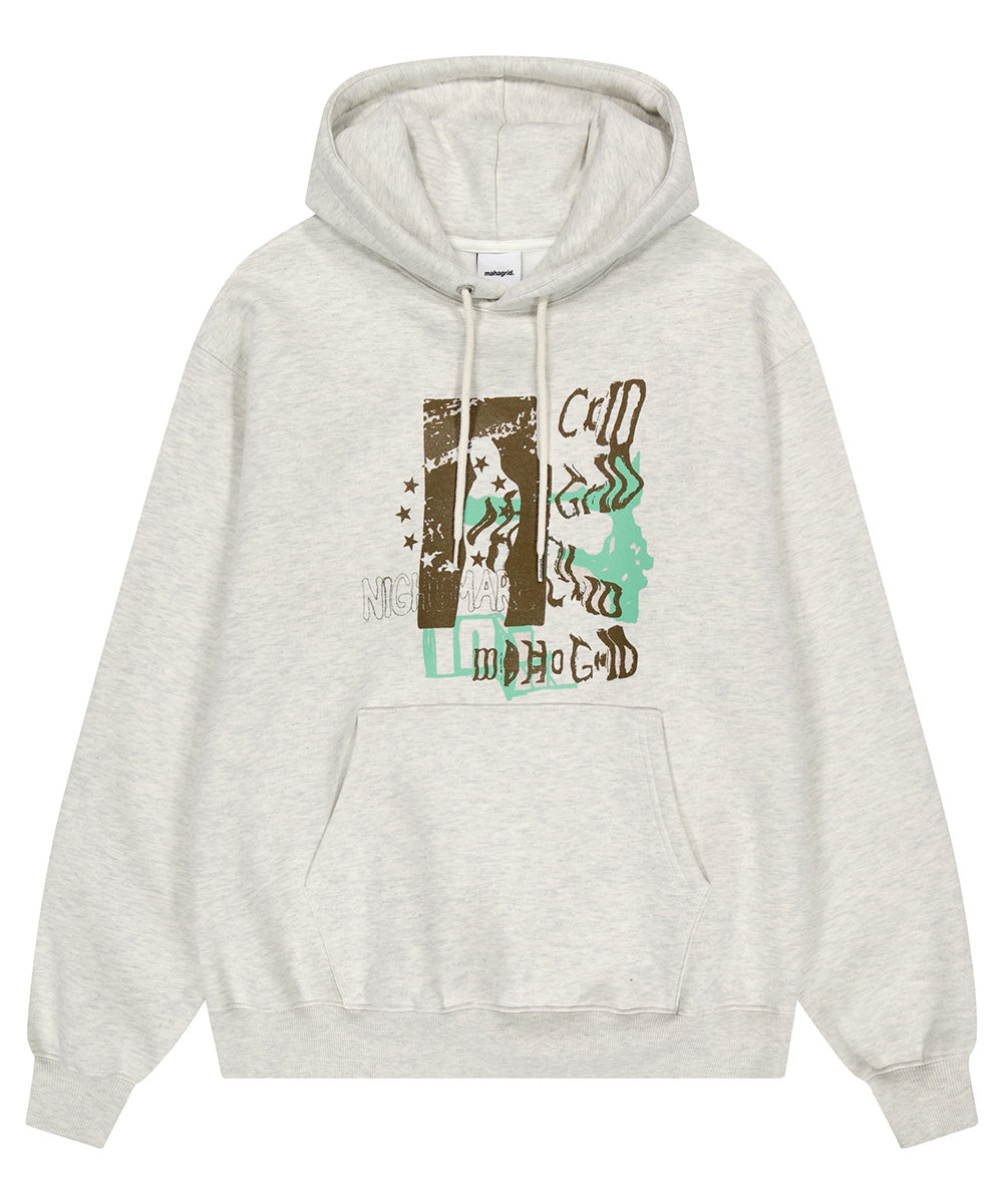 MAHAGRID IGHTMARE HOODIE [OATMEAL]