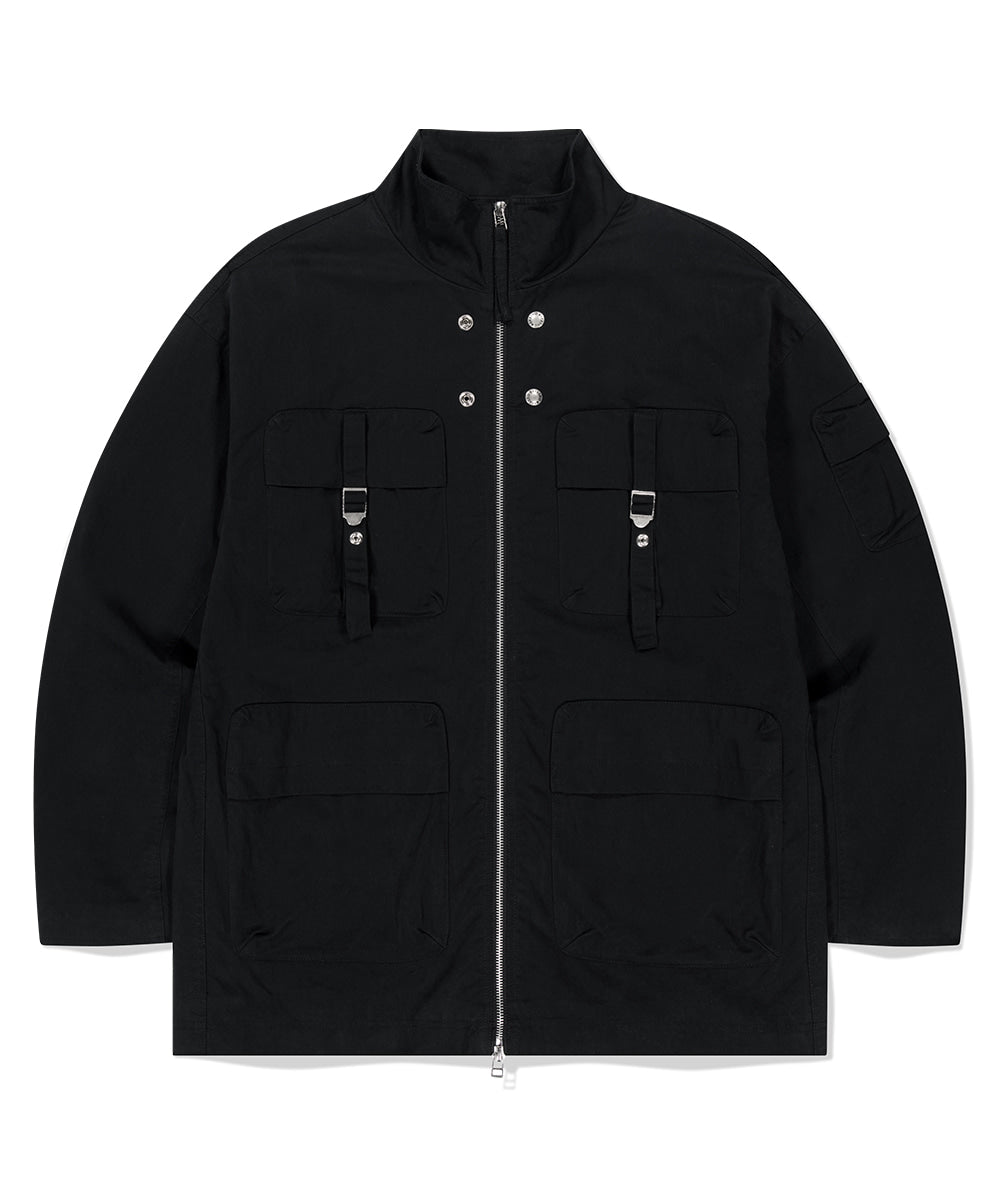 MAHAGRID WASHED FIELD JACKET[BLACK]