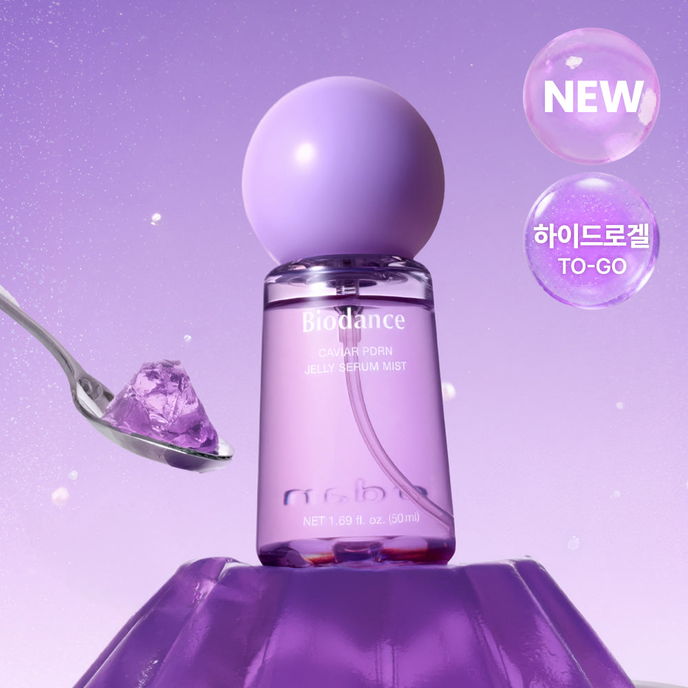 Biodance [Spray Gel Mask] Caviar PDRN Jelly Serum Mist 50ml+50ml