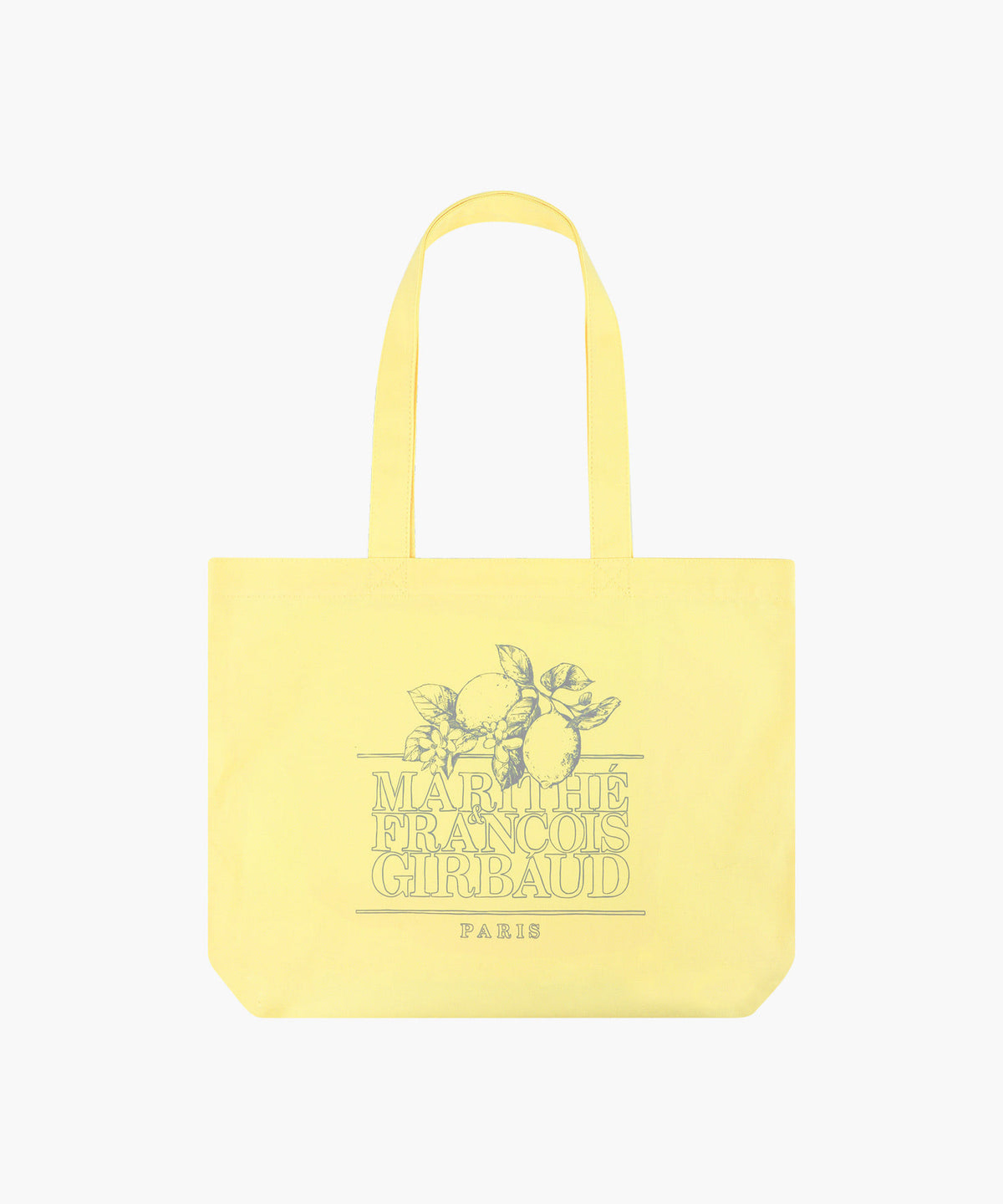 MARITHE LEMON CLASSIC LOGO ECO BAG light yellow