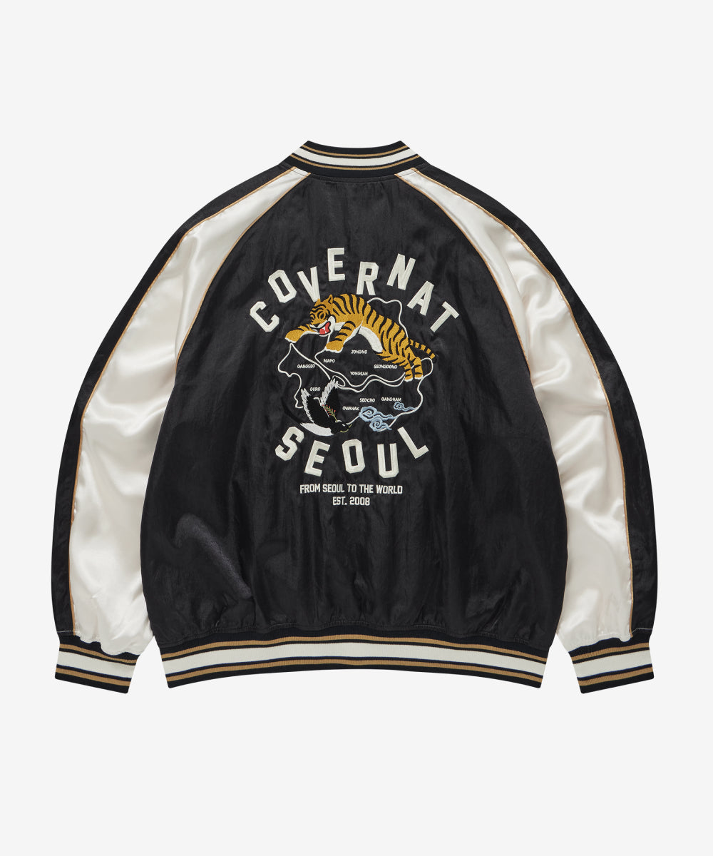 Covernat Souvenir Graphic Sukajan Dark Navy