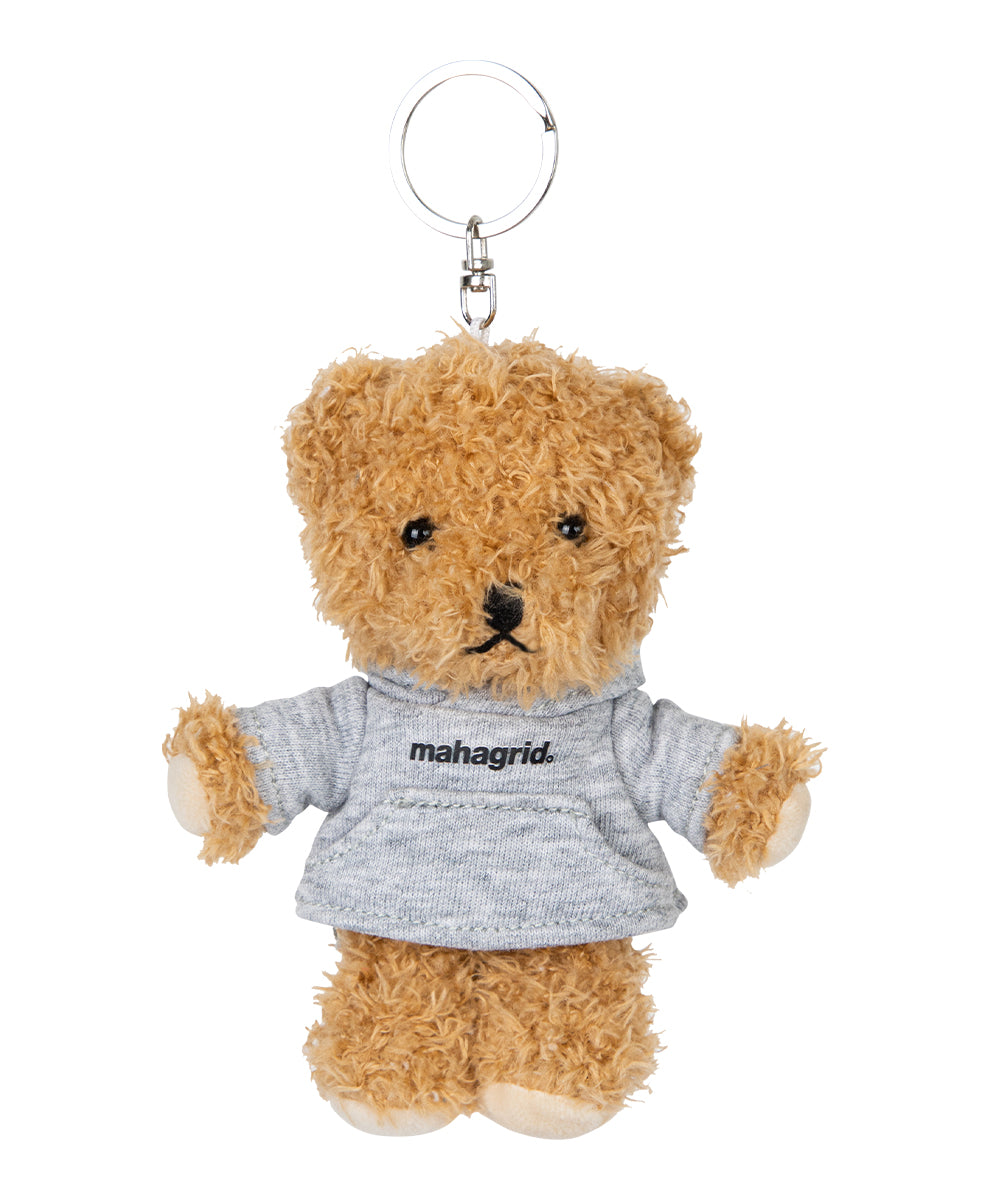 MAHAGRID SHAGGY BEAR KEYRING [BEIGE]