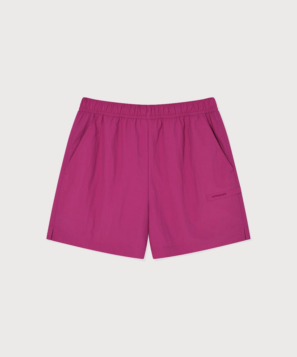 Covernat [ worn by Choi Yun-ji] Women's Nylon Banding Shorts Magenta