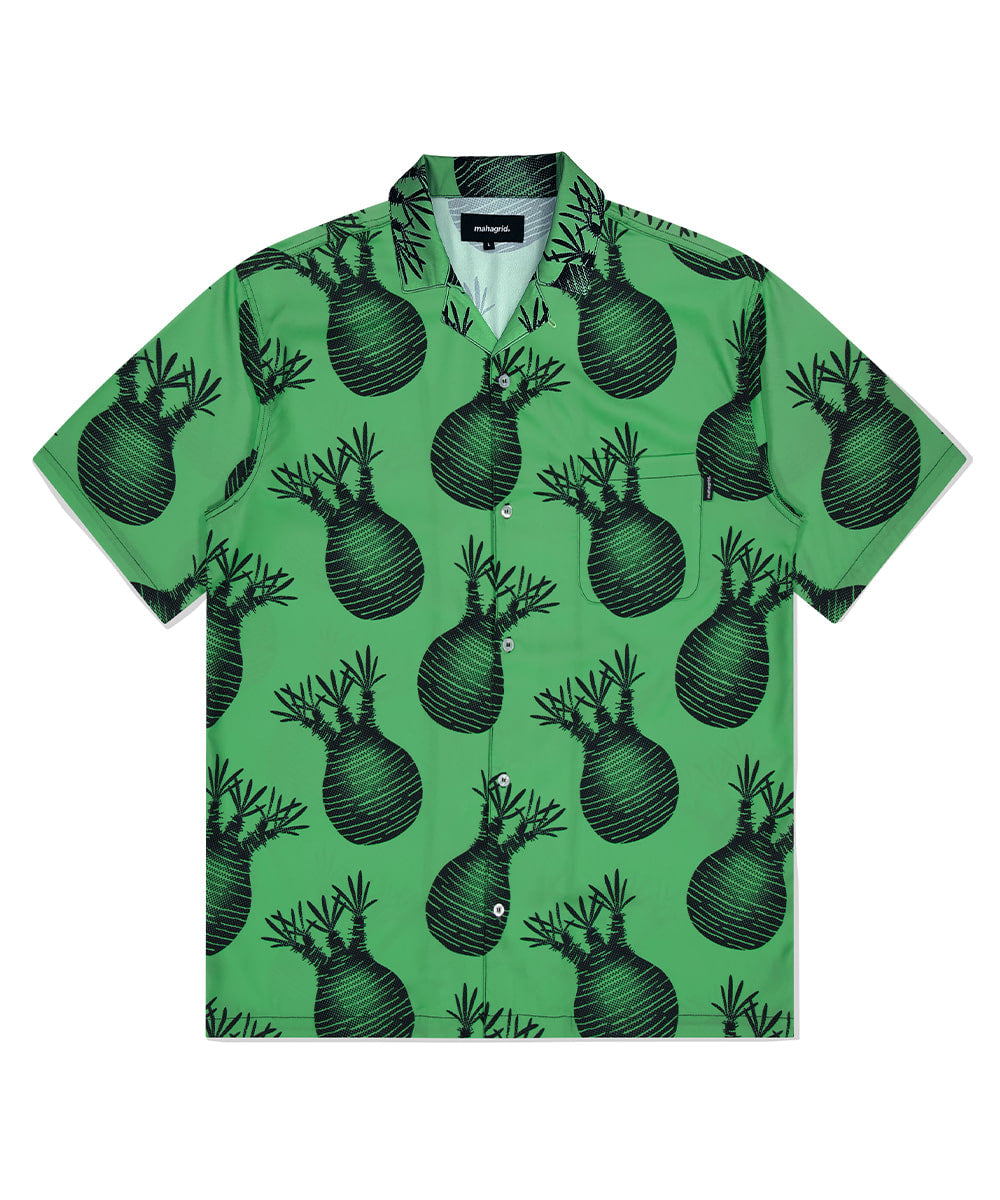 MAHAGRID GRACILIUS S/S SHIRT [GREEN]