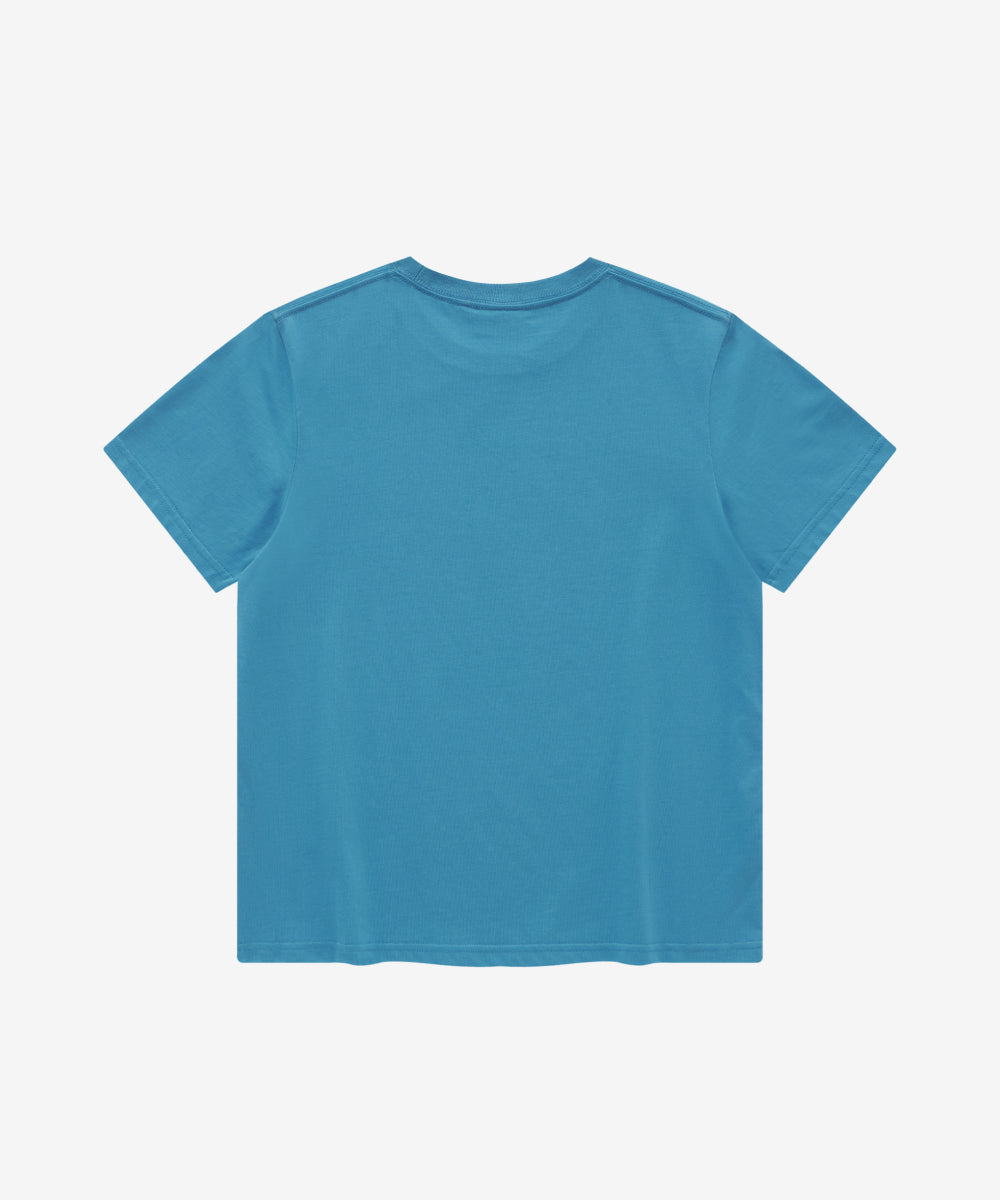 Covernat Women's Clover Graphic T-Shirt Blue