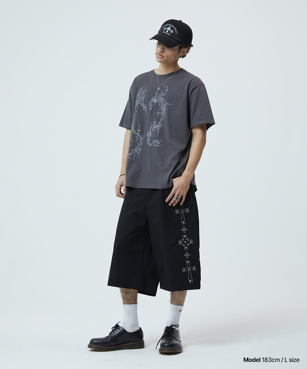 MAHAGRID HEART TATTOO TEE[CHARCOAL]