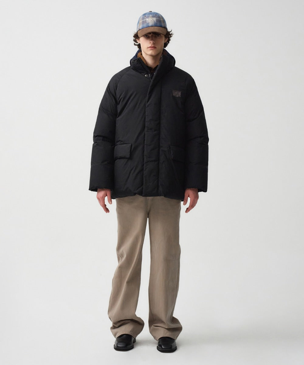MARITHE QUILTED DUCK DOWN PUFFER black