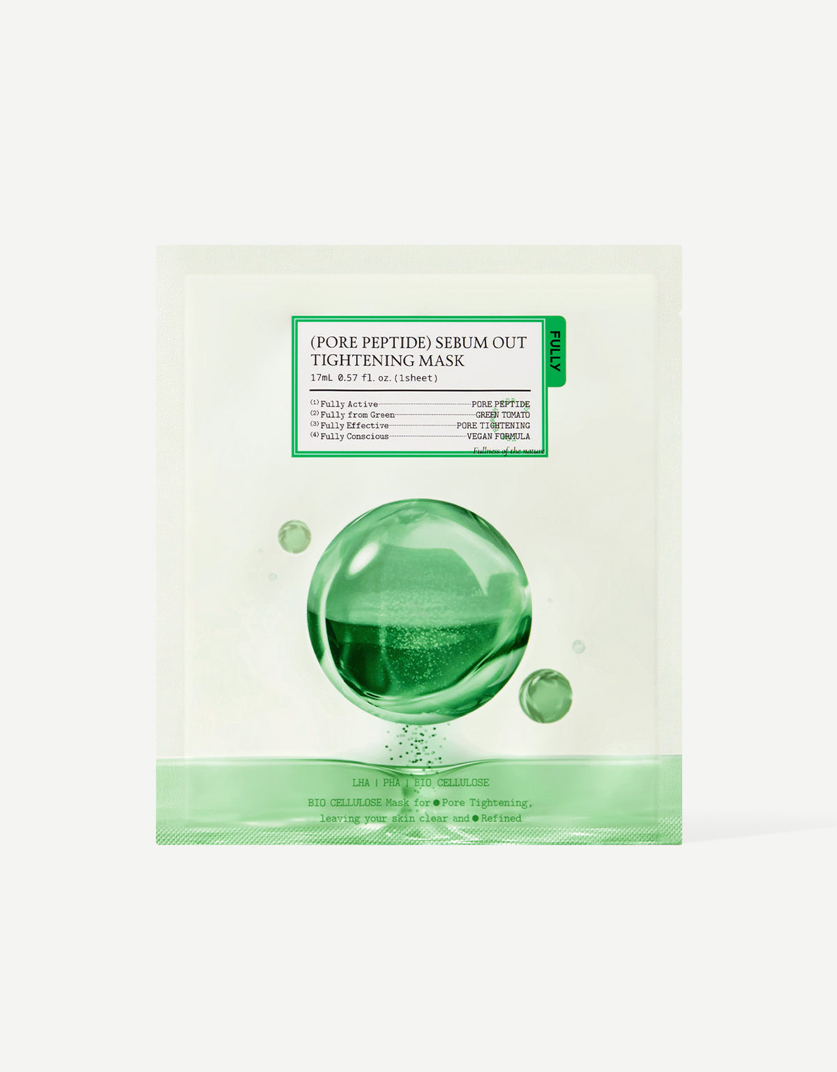 Fully Pore Peptide Sebum Out Tightening Mask 4ea