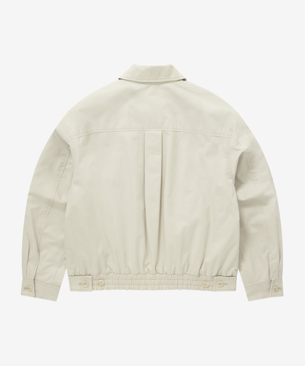 Covernat Women's Harrington Jacket Light Beige