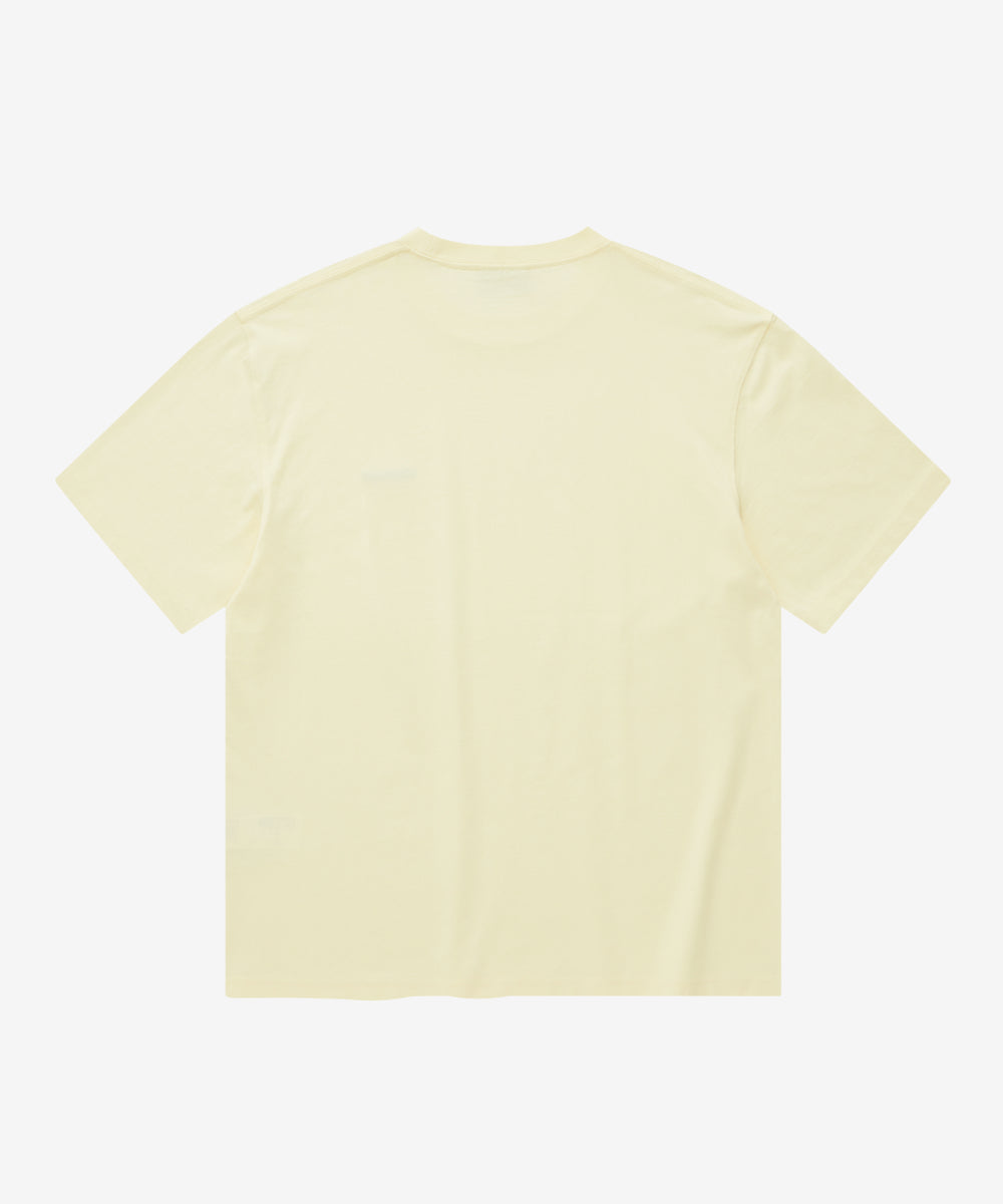 Covernat [Subin worn] Small Logo T-shirt Cream