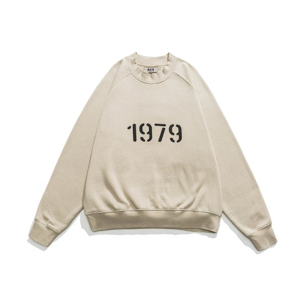 Gababa Unisex 1979 Oversized Sweatshirt T G77646 (Big Size M~XL)