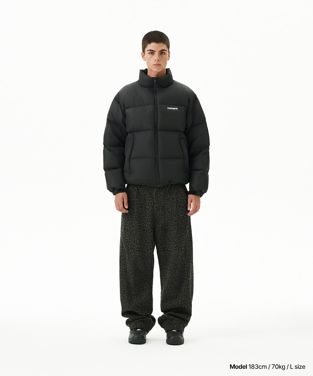 MAHAGRID CURVED LEOPARD PANT [KHAKI]