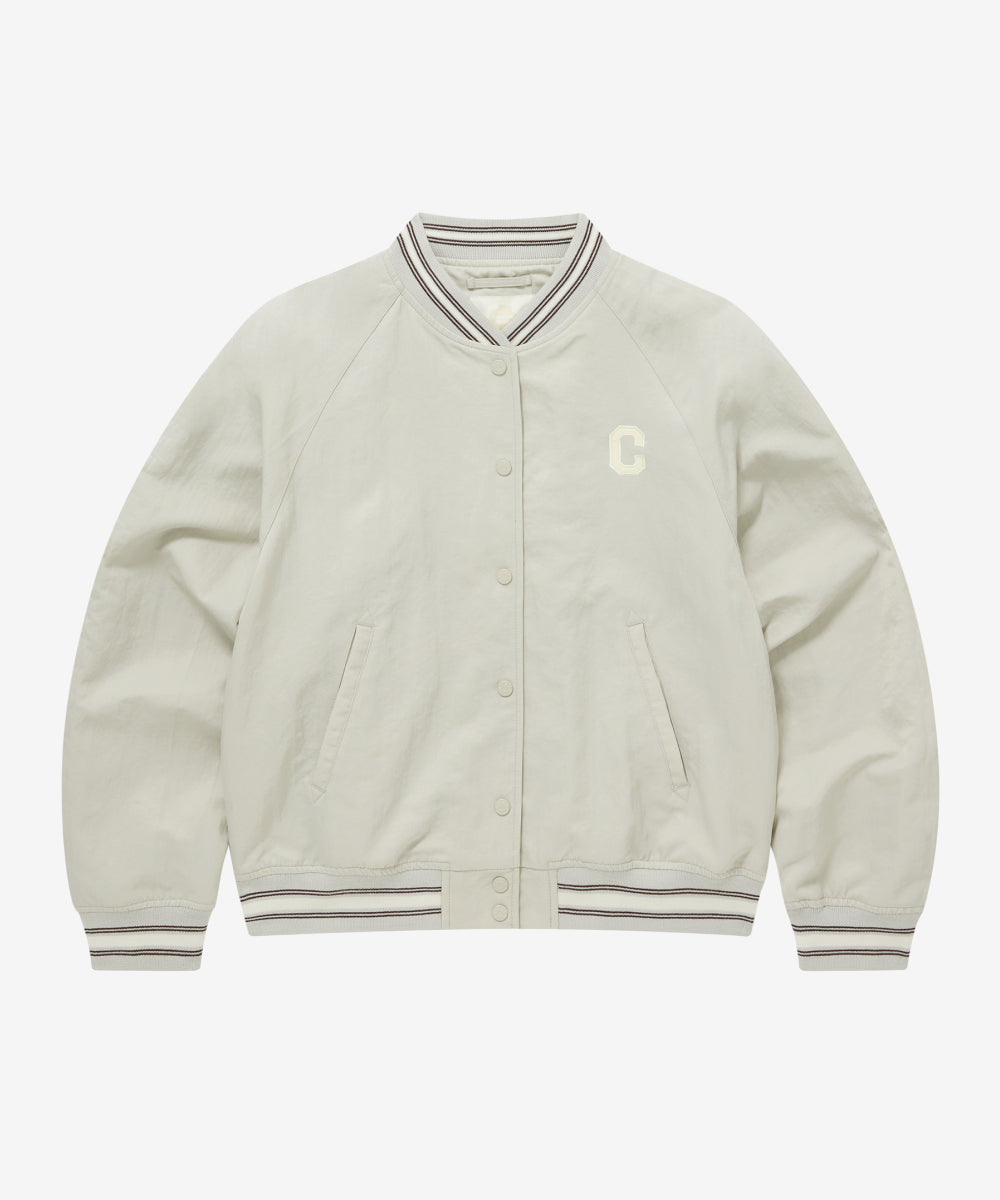Covernat 's Varsity Jacket Light Grey