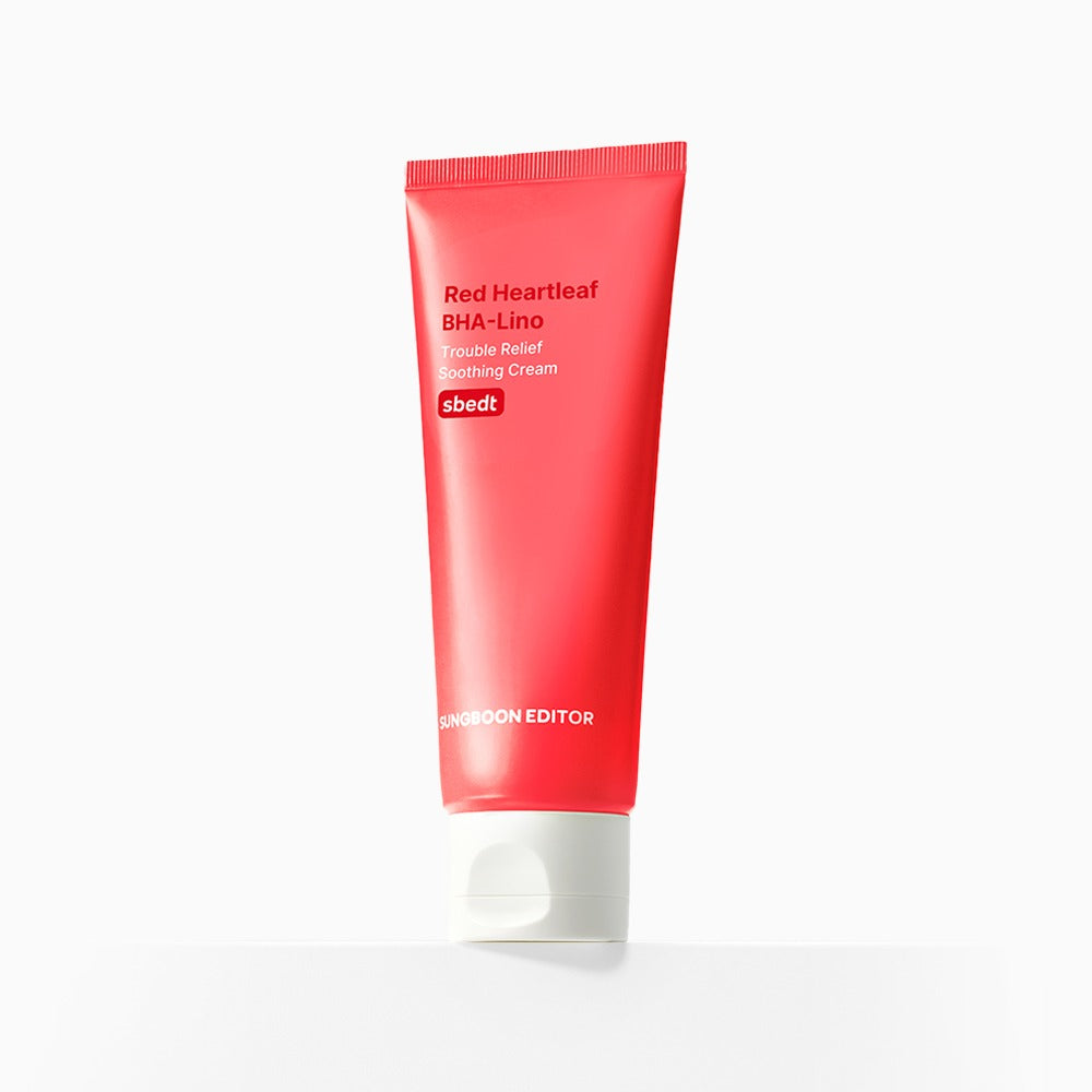 SUNGBOON EDITOR Red Houttuynia BHA Reno Trouble Relief Soothing Cream