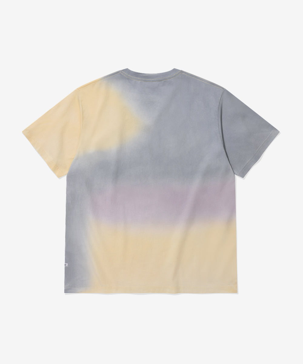Covernat Crack Arch Logo Dyeed T-shirt Multi