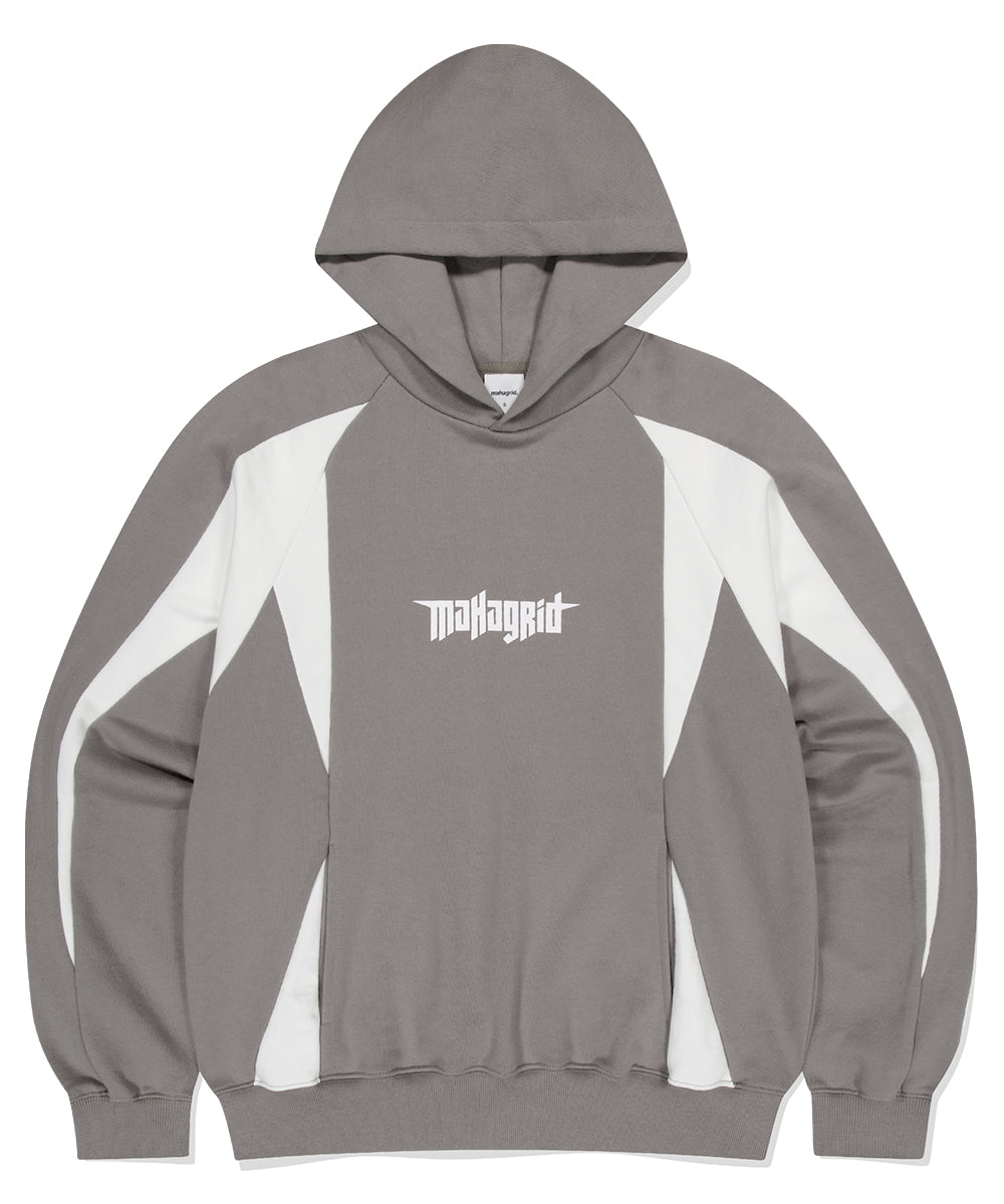 MAHAGRID PANEL RACING HOODIE[GREY]