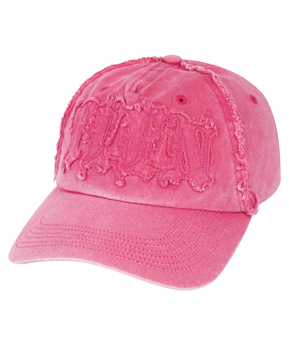 MAHAGRID WASHED TEEN BALL CAP[PINK]