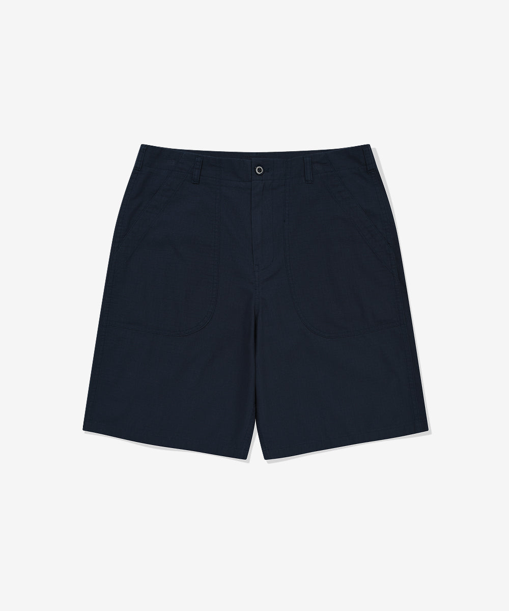 Covernat [worn by Choi Yun-ji, Subin] Fatigue Ripstop Shorts Navy