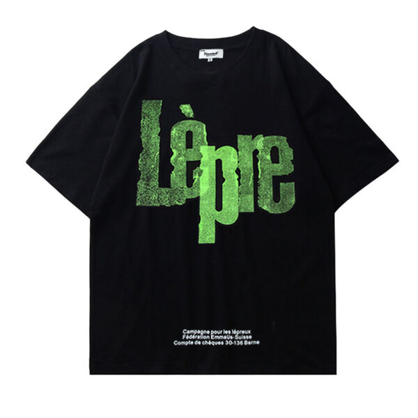 Gababa Unisex Lepri Paint Printing Short Sleeve T-Shirt G77044