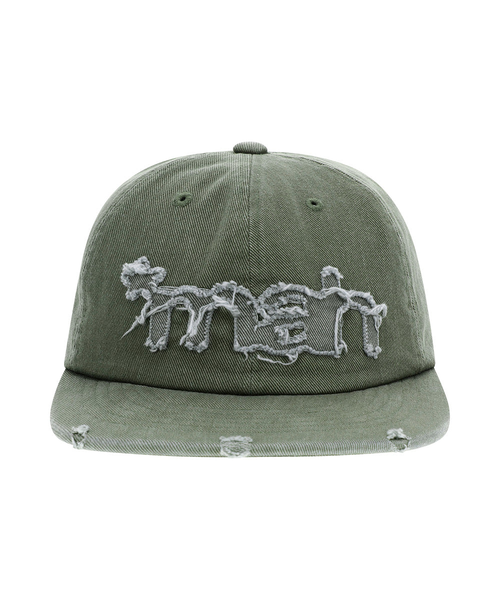 MAHAGRID WASHED RAW CUT mah CAP[KHAKI]