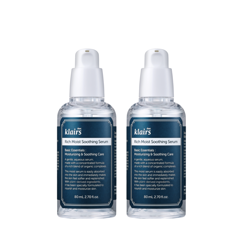 Dear, Klairs Rich Moist Soothing Serum X2