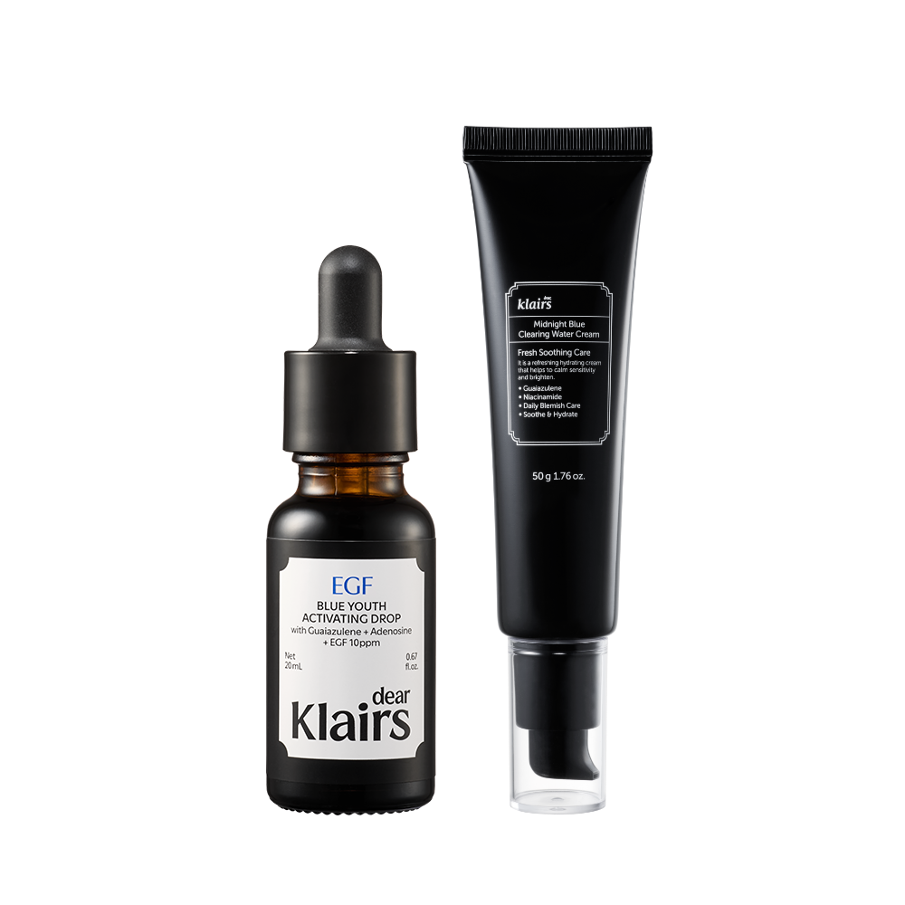 Dear, Klairs Blue Drop 20ml + Clearing Water Cream 50g 2-Piece Set