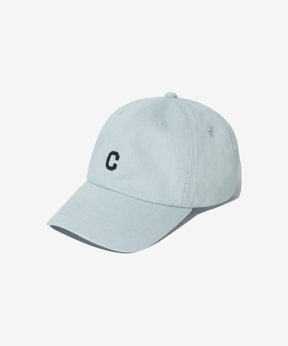 Covernat [Worn by Yun-ji Choi] Small C Logo Flat Embroidery Standard Fit Ball Cap Sky Blue