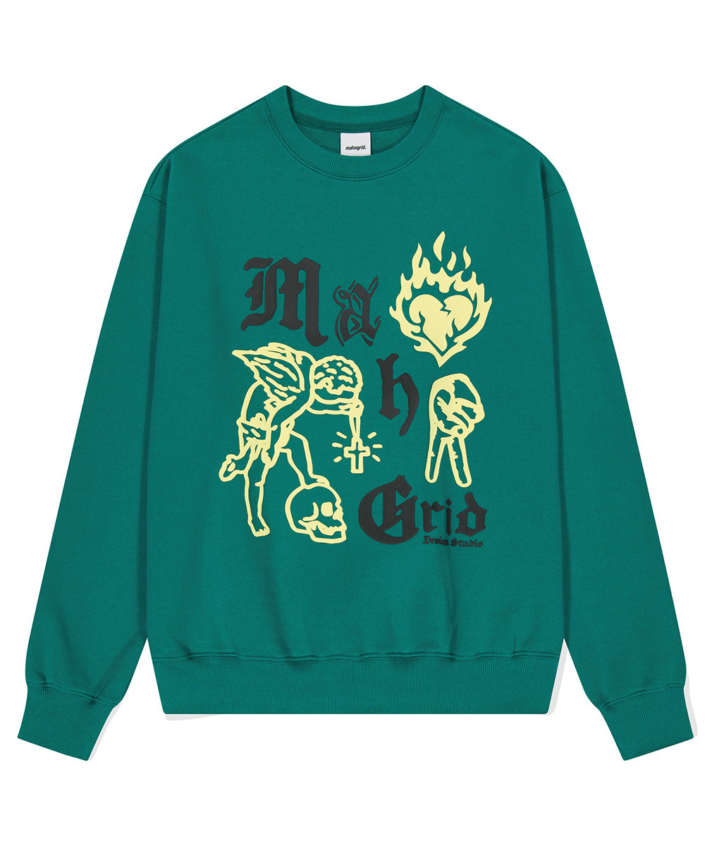 MAHAGRID RAPHAEL SWEATSHIRT [GREEN]