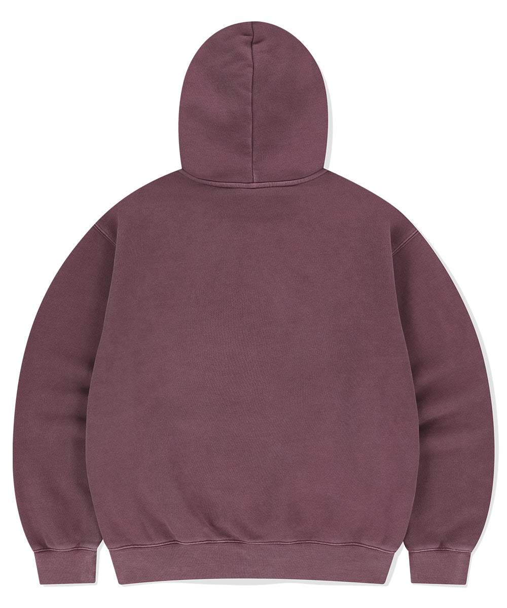 MAHAGRID PARADISE PIGMENT HOODIE [BURGUNDY]