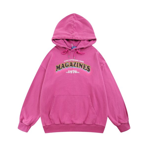 Gababa Street Style Daily Oversized Hoodie G74921 (Plus Size M~XL)