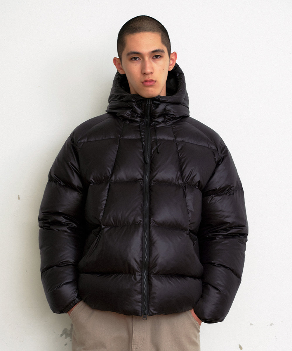 MAHAGRID HOODED DOWN PARKA [BLACK]