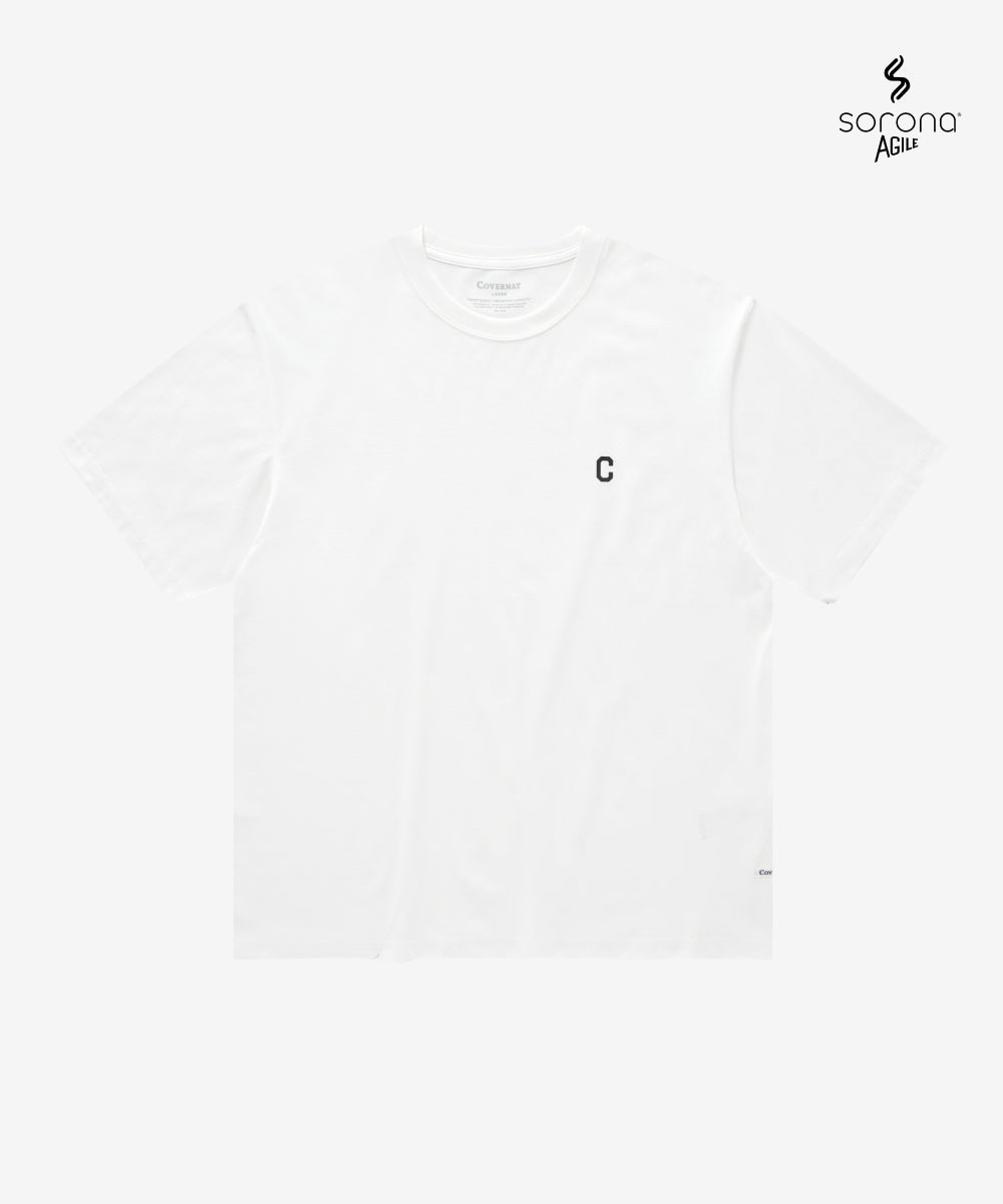 Covernat Sorona Small C Logo T-shirt White