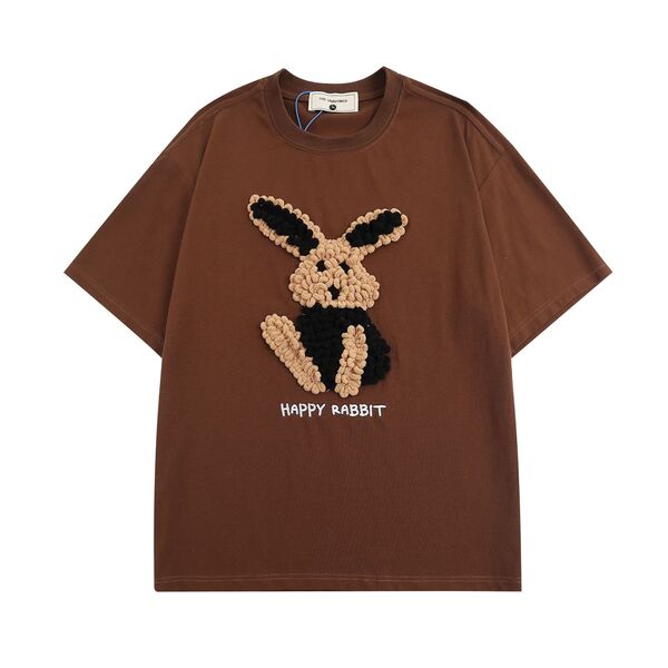 Gababa Unisex 3D Rabbit Short-Sleeve T-shirt G77149 (Plus Size M~2XL)