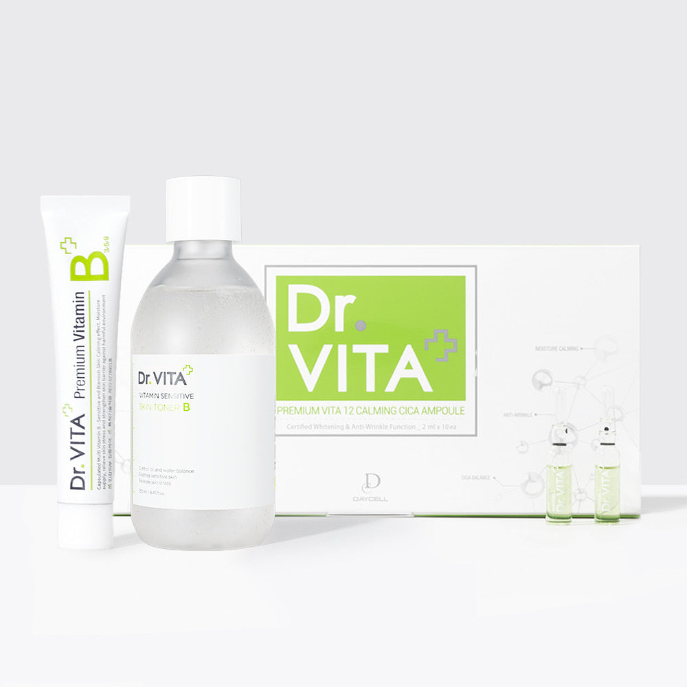 Dr.Vita Premium Vitamin B Pore Sebum Control 3-Piece Set