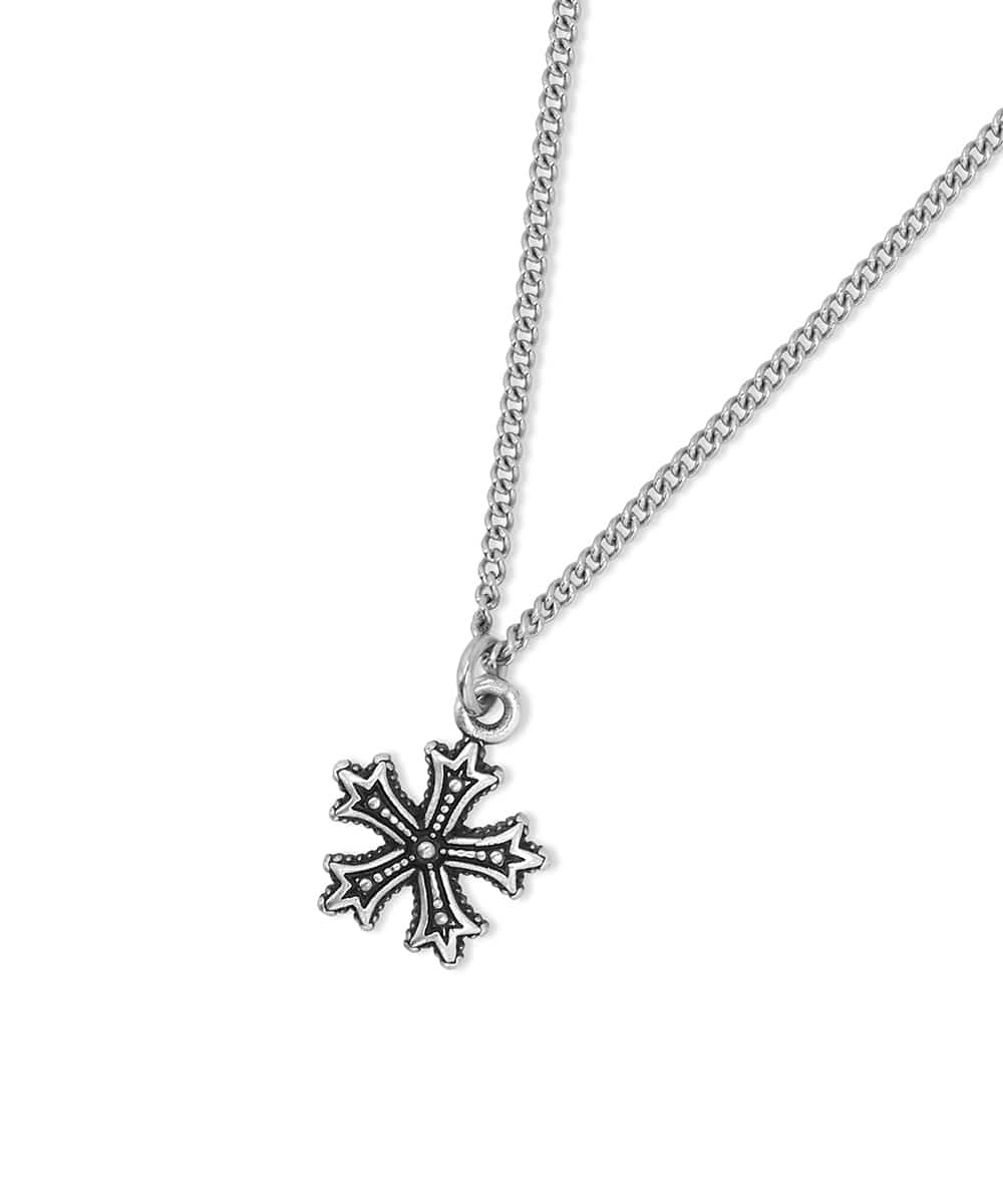 MAHAGRID CROSS STAR NECKLACE [SILVER]