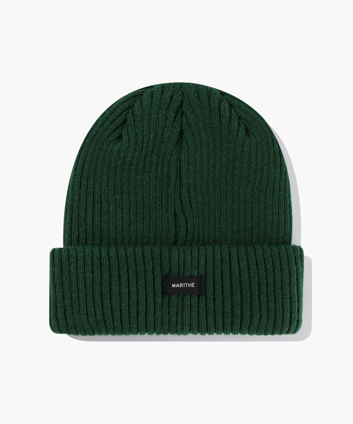 MARITHE DOODLE BEAR BEANIE dark green