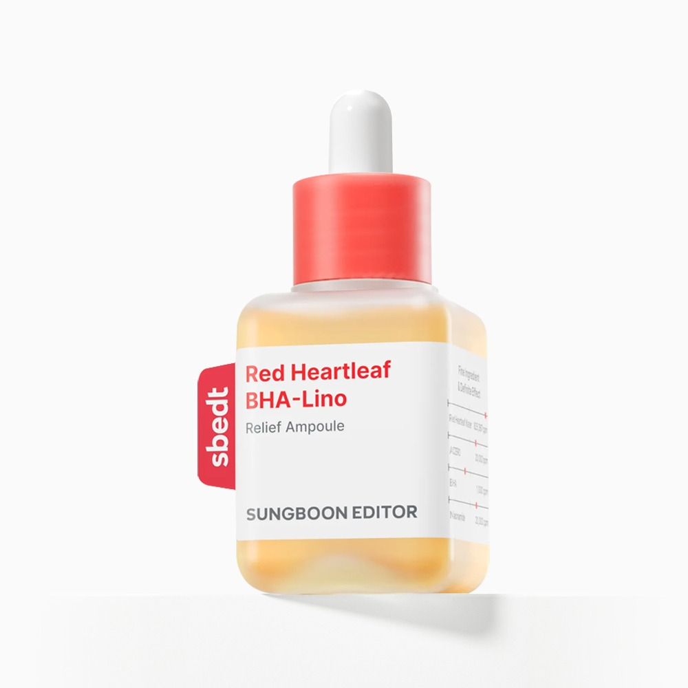 SUNGBOON EDITOR Red Houttuynia BHA Reno Trouble Soothing Ampoule