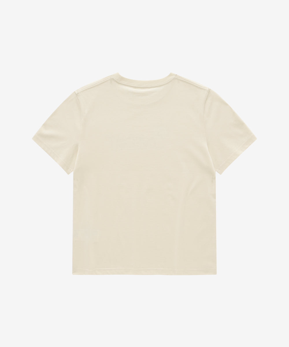 Covernat Women's Soleil Graphic T-shirt Ivory