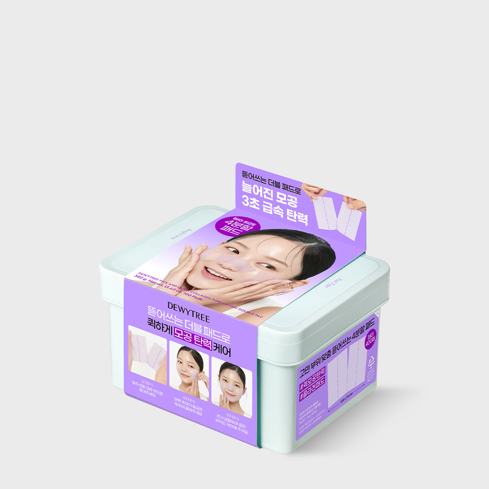 DEWYTREE Pick & Quick Collagen Pore Elasticity Tear-off Double Pads (100 sheets)