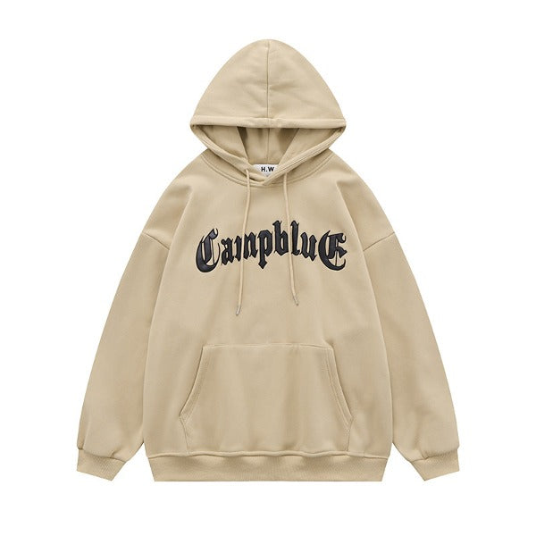 Gababa Overfit hoodie with lettering detail G77456 (Plus size S~XL)