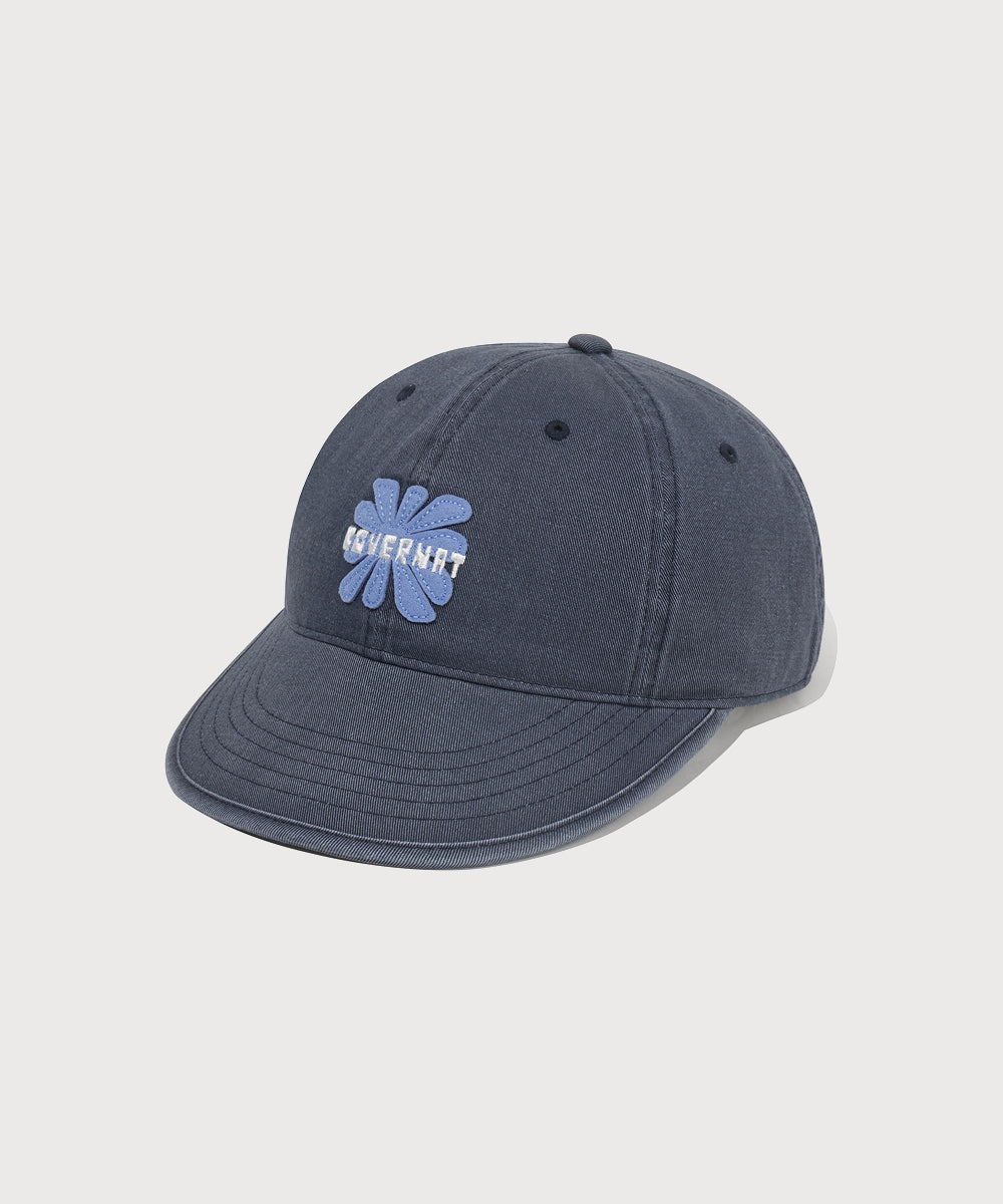 Covernat [Worn by Yunji Choi] Women's Flower Low Cap Navy