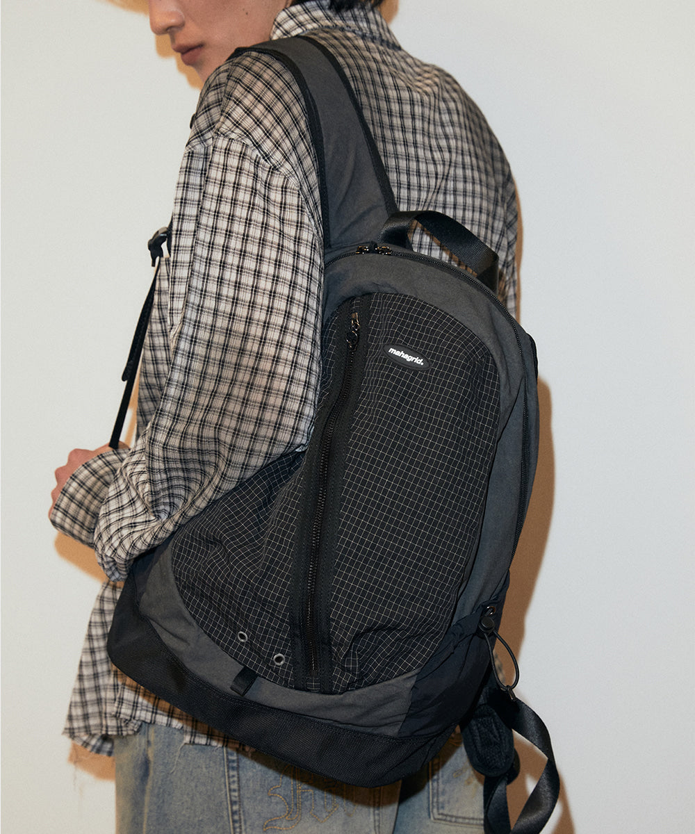 MAHAGRID MULTI CHECK BACKPACK [PINK]