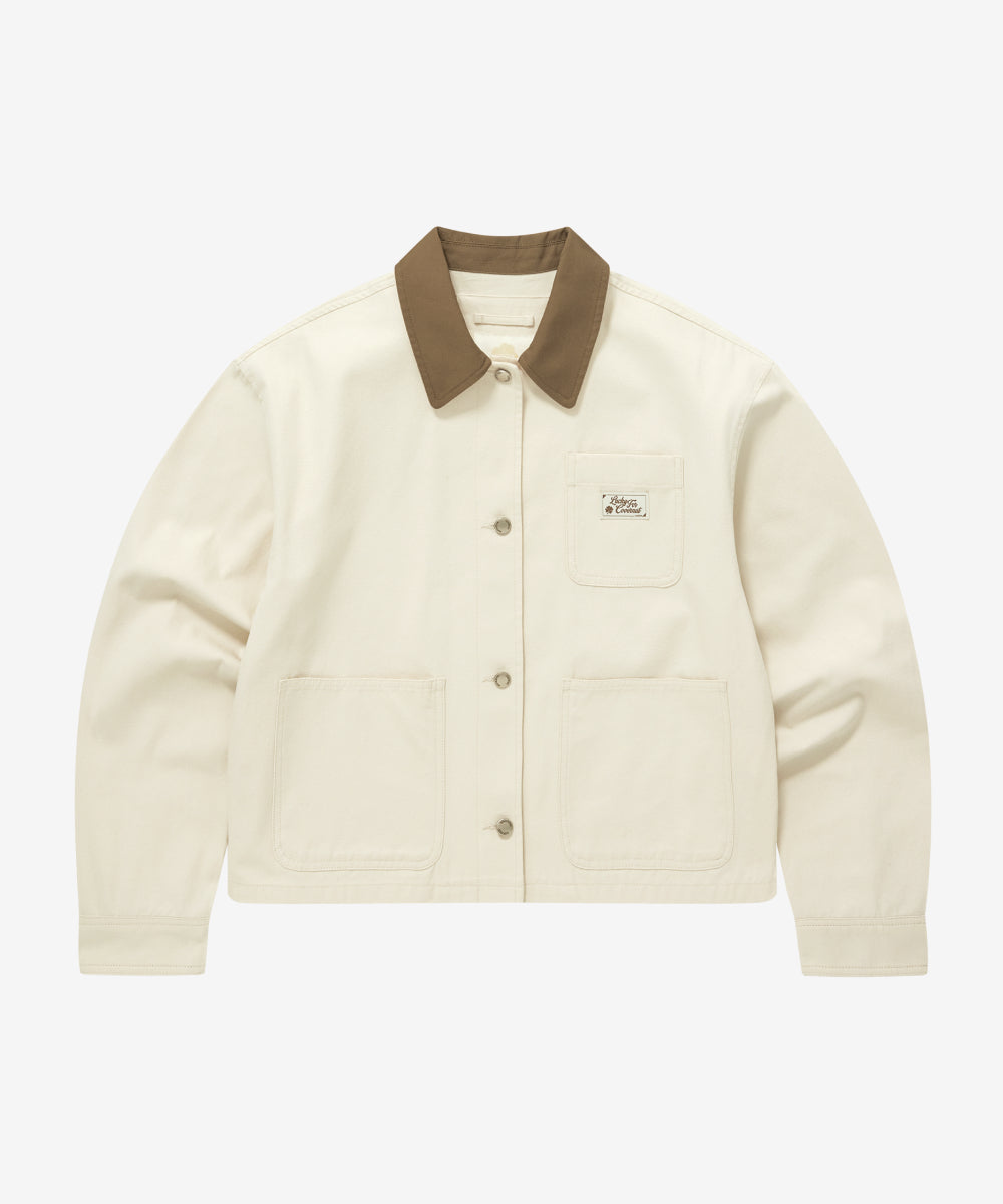 Covernat Women's Work Jacket Light Beige