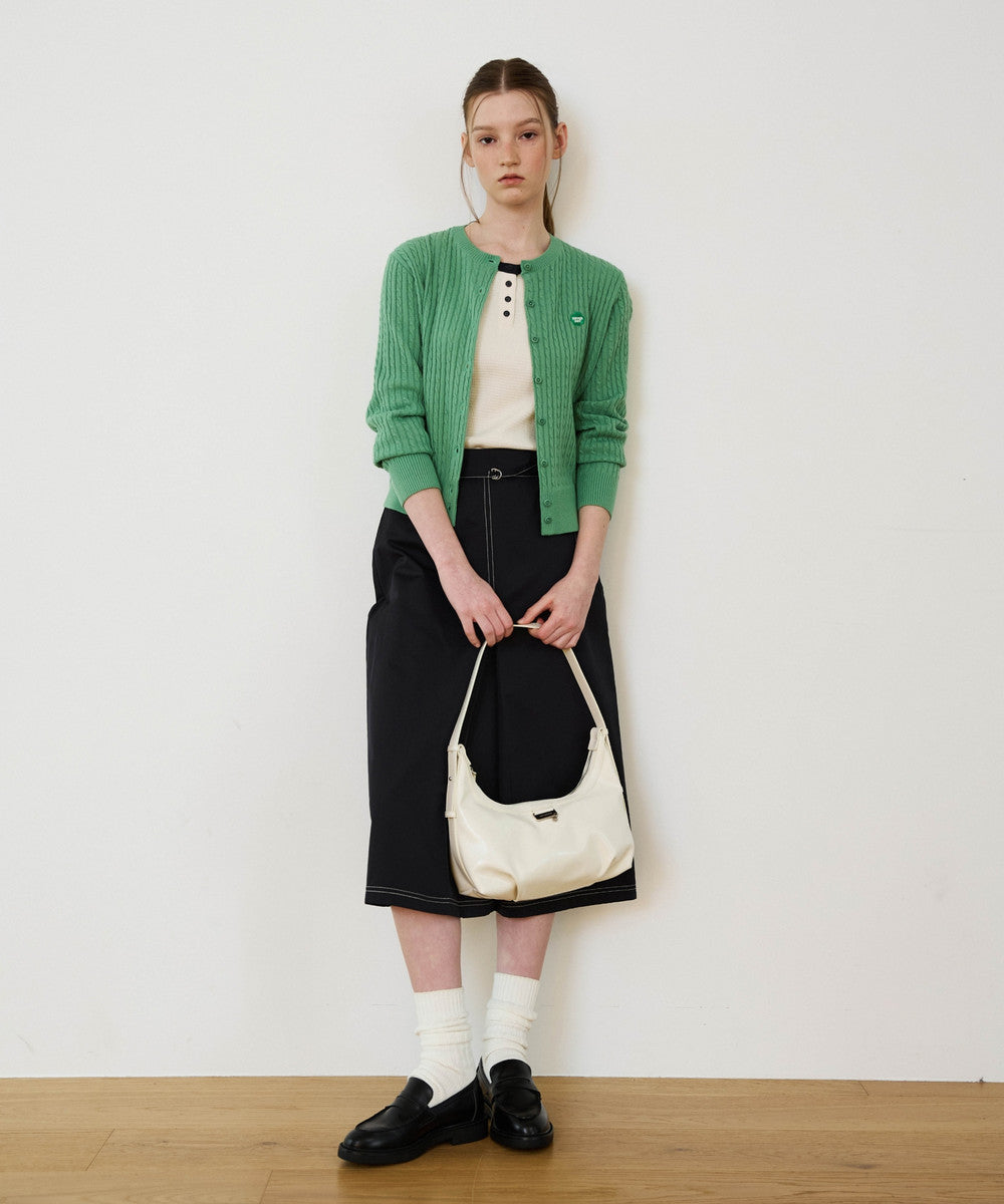 Covernat Women's Daily Small Hobo Bag White