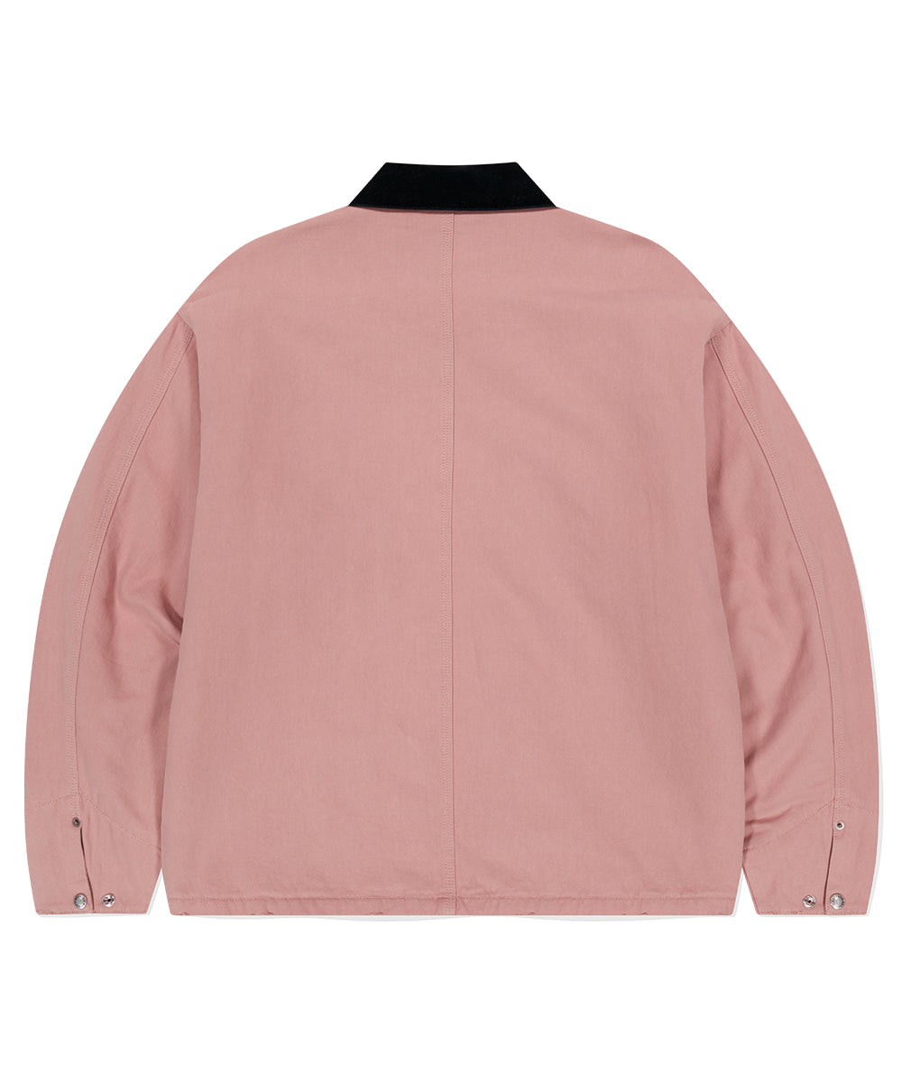 MAHAGRID WASHED WORK JACKET [PINK]
