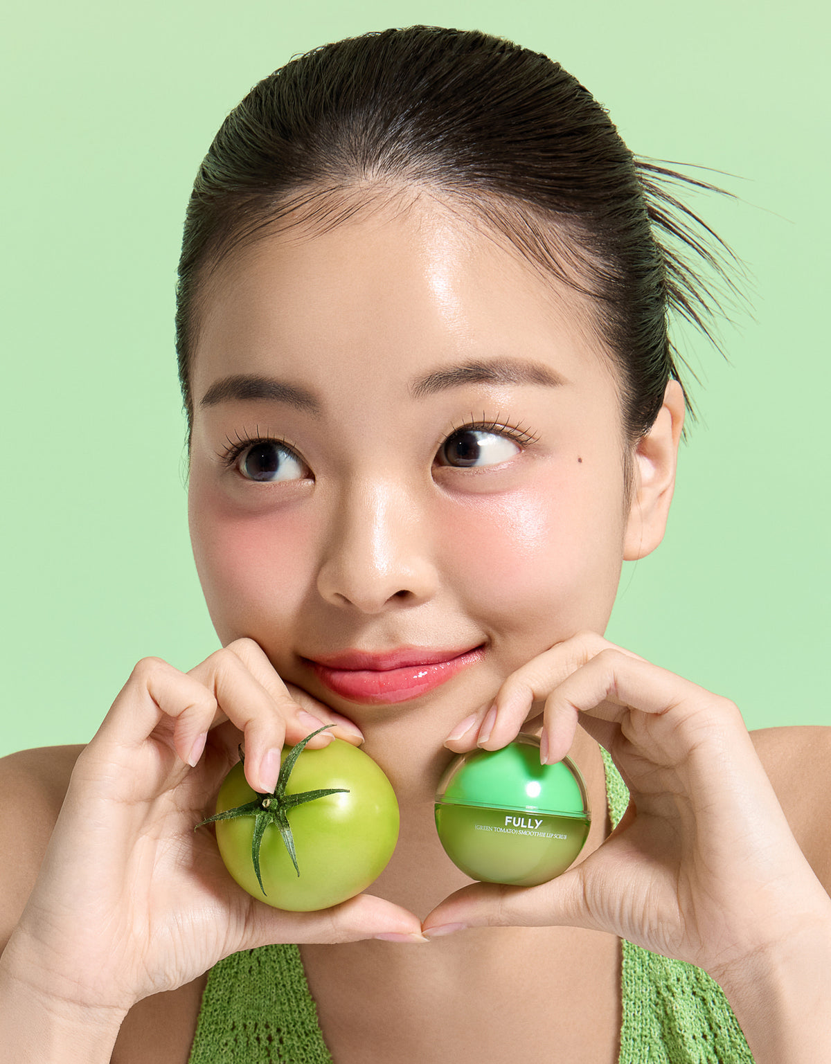 Fully Green Tomato Smoothie Lip Scrub 12g
